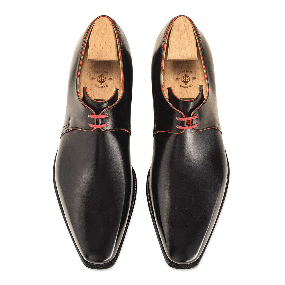 Calf Leather Red Laces Shoes