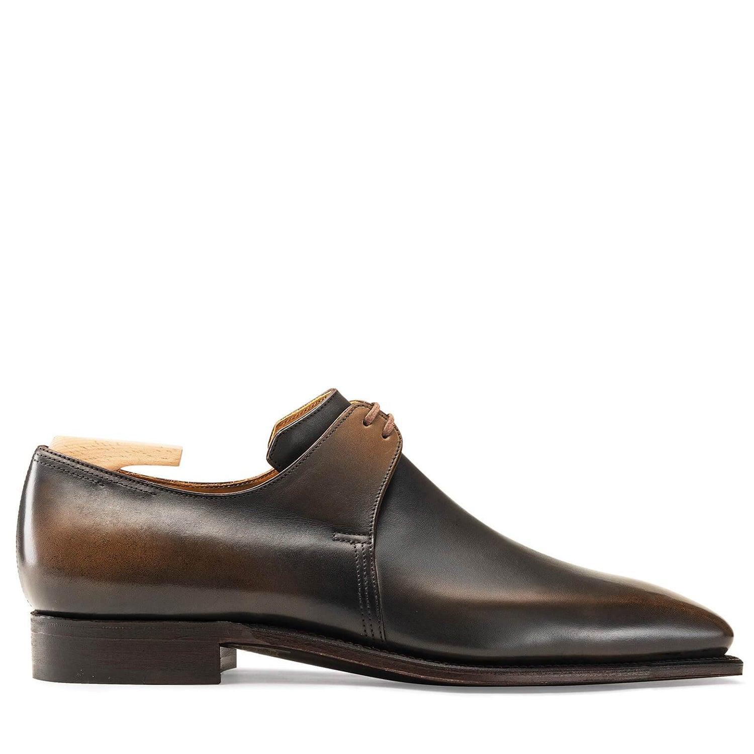 Old Black Calf Leather Shoes