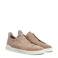 Warm Taupe Suede