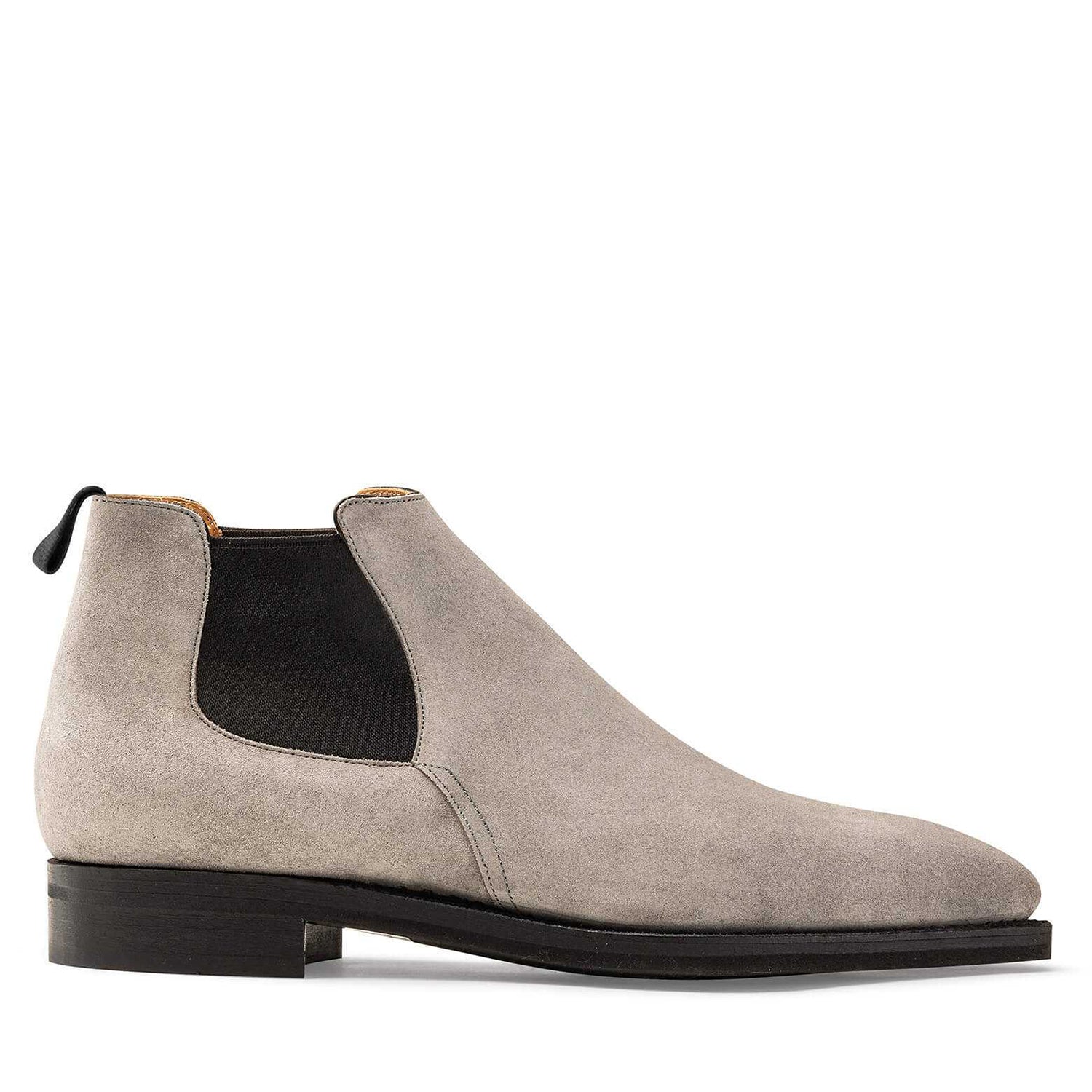 GREY BOOTS SUEDE CALF LEATHER