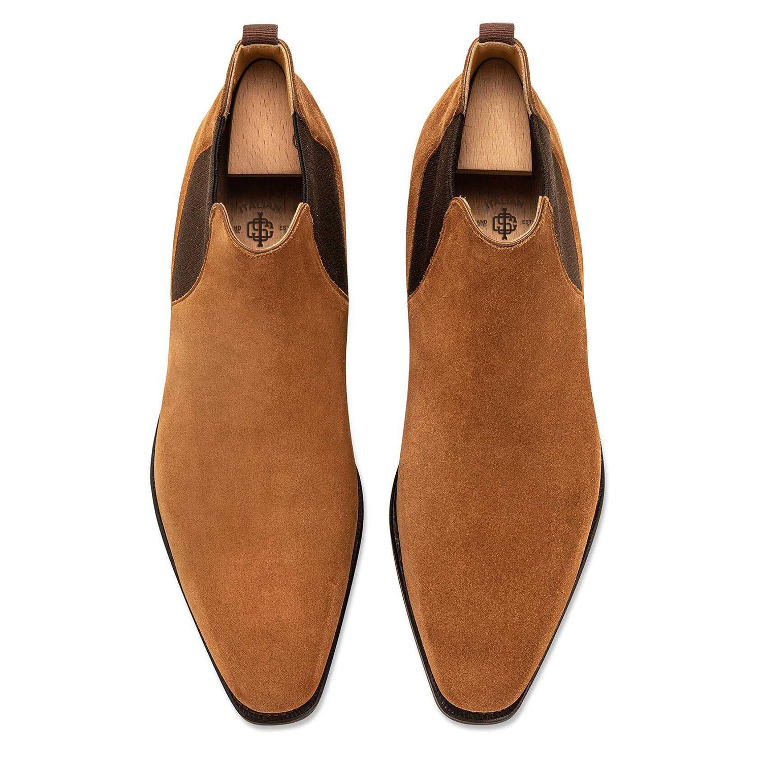 CASTOR SUEDE CLAF LEATHER BOOTS