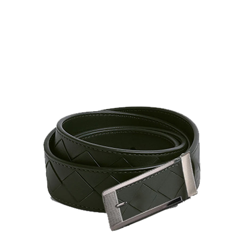 Leather Intrecciato Belt