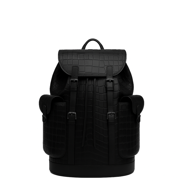 Luxury Croco Leather Backpack