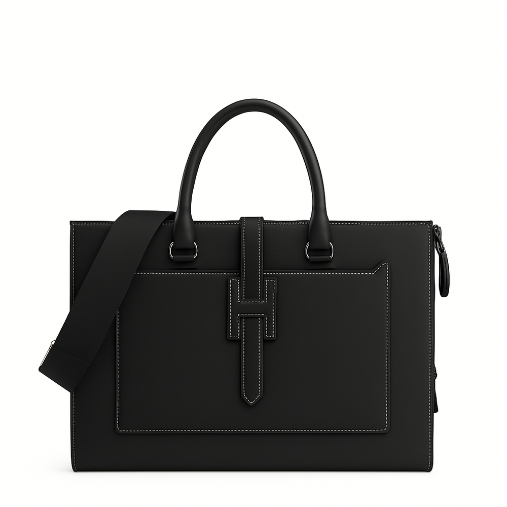 Stylish Italian Leather Briefcase Bag
