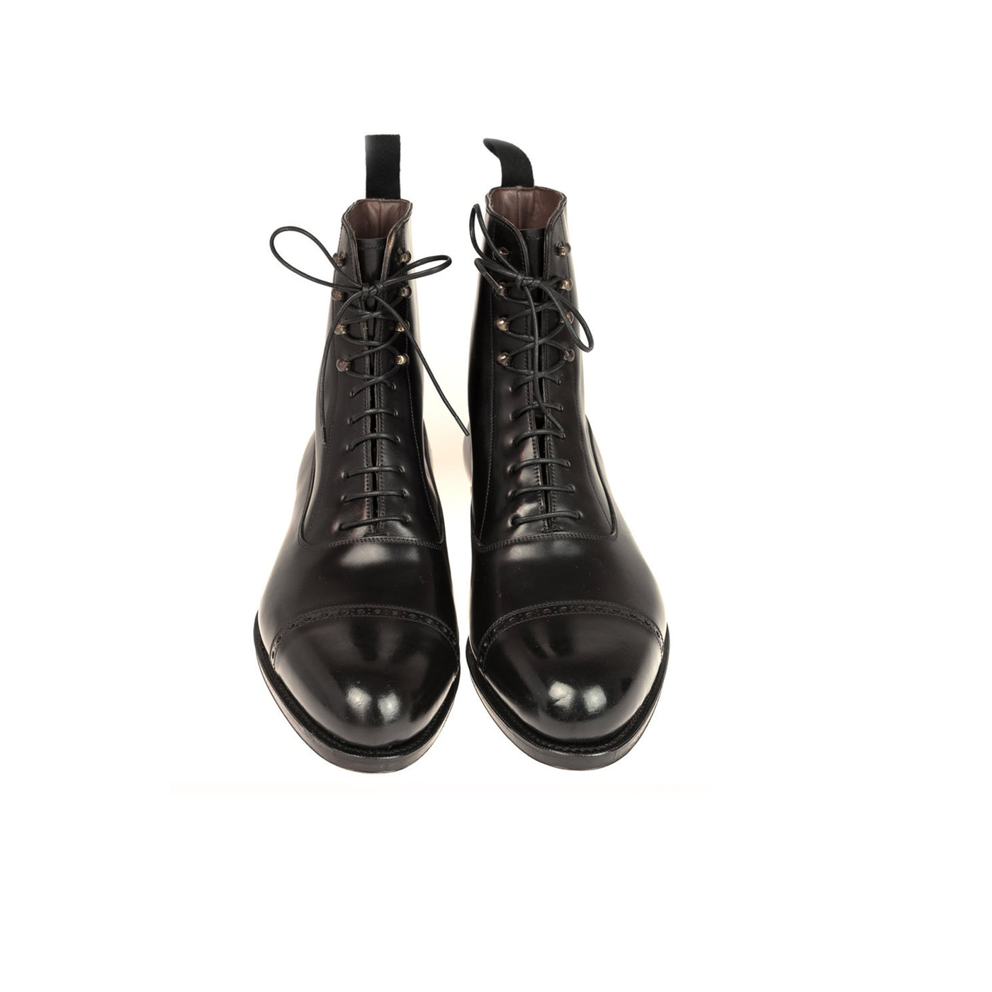 Midnight Lace up High Ankle Boots