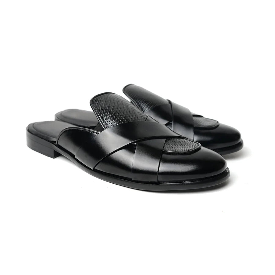 Limited Edition X Mule - Black Leather