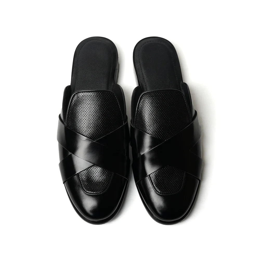 Limited Edition X Mule - Black Leather