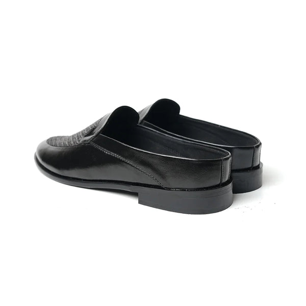 Half Mule Shoes Leather