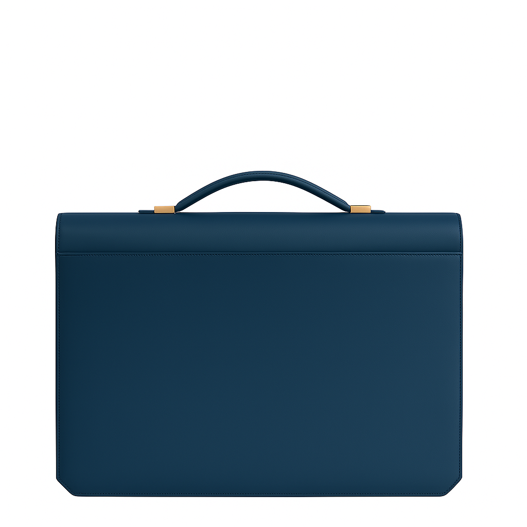 Men s Double Compartment Classy Tan Briefcase