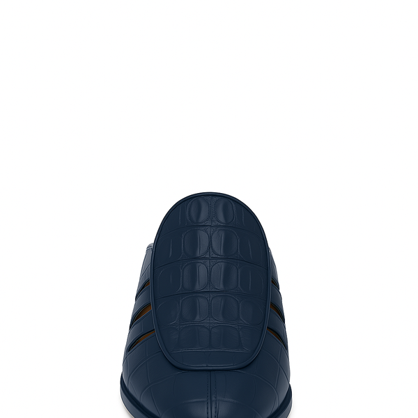 Stylish Croco Leather Mule