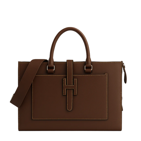 Stylish Italian Leather Briefcase Bag