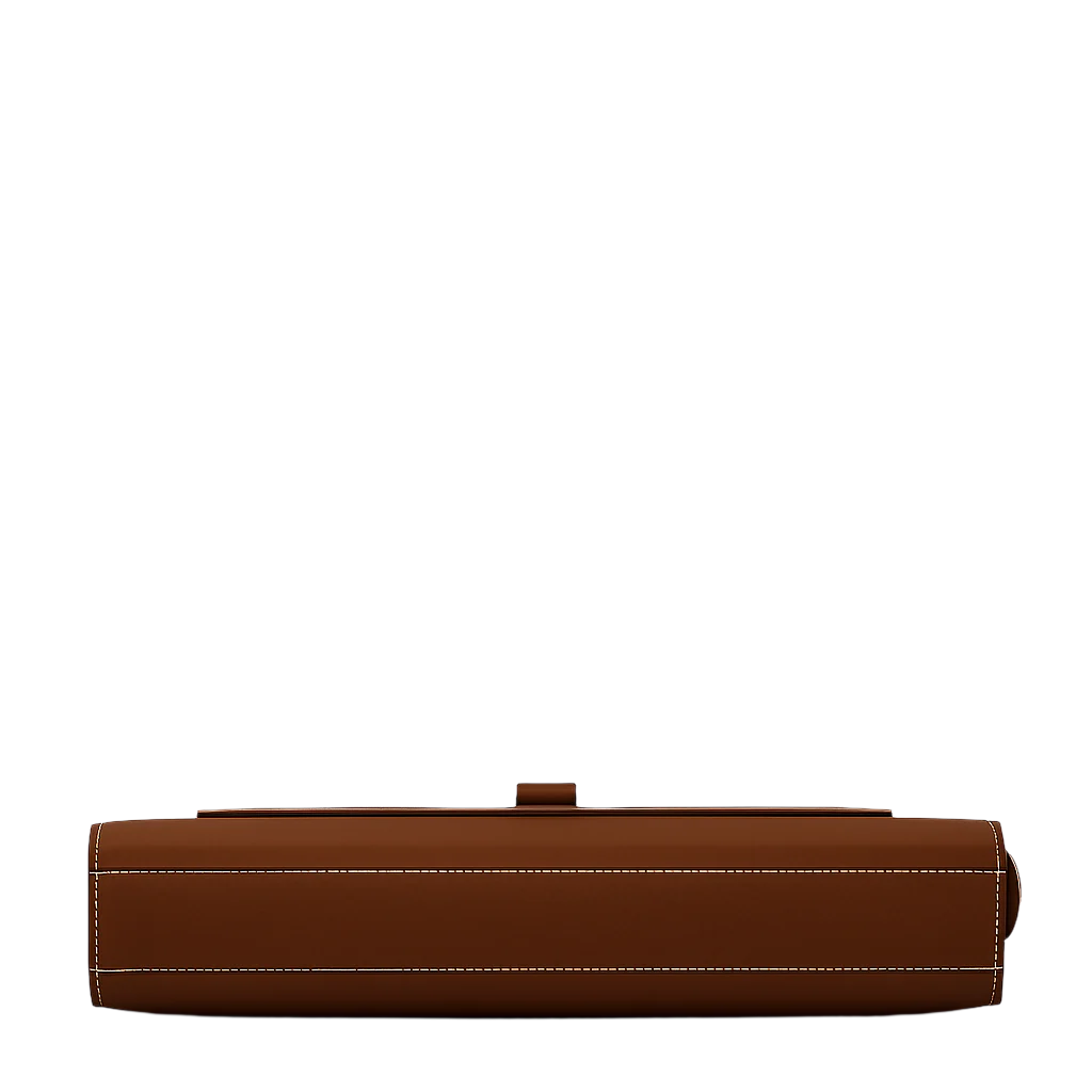 Stylish Italian Black Leather Briefcase Bag