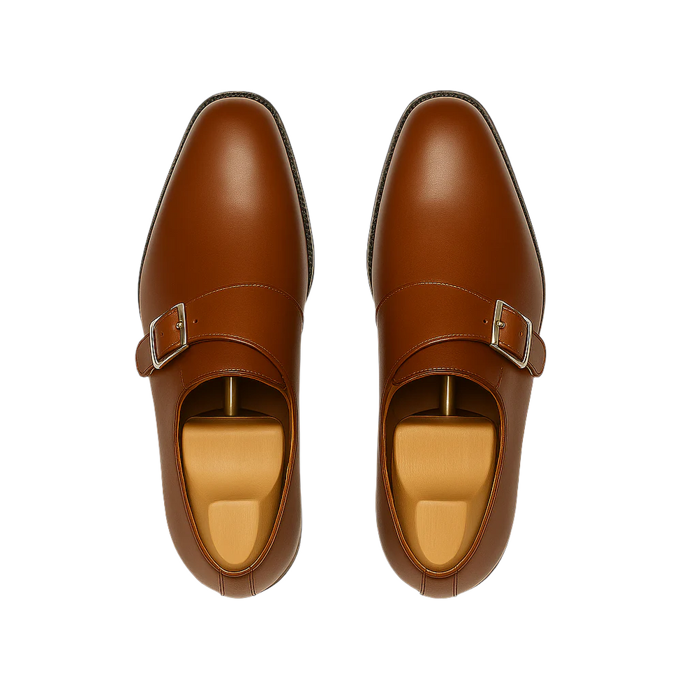 Classic Monk Strap Leather Shoe