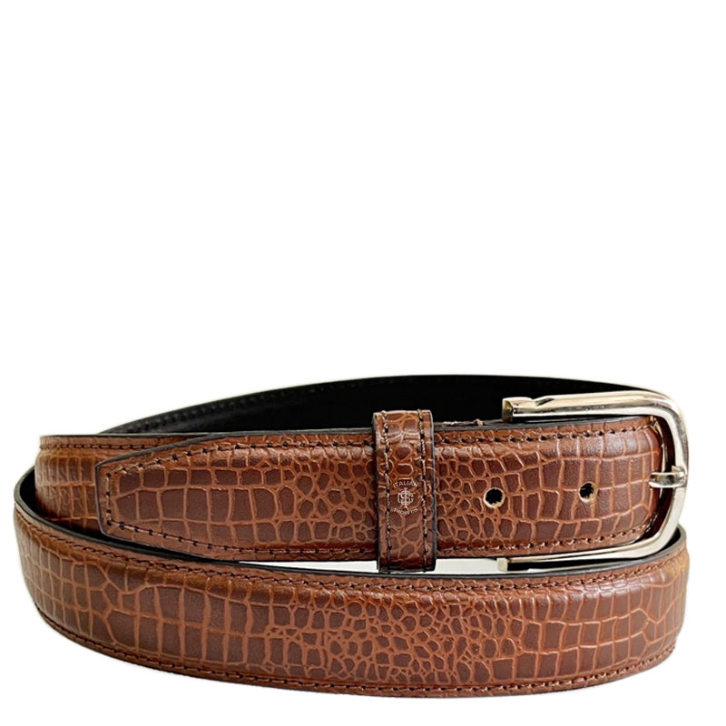 Motivo Coccodrillo Leather Belt