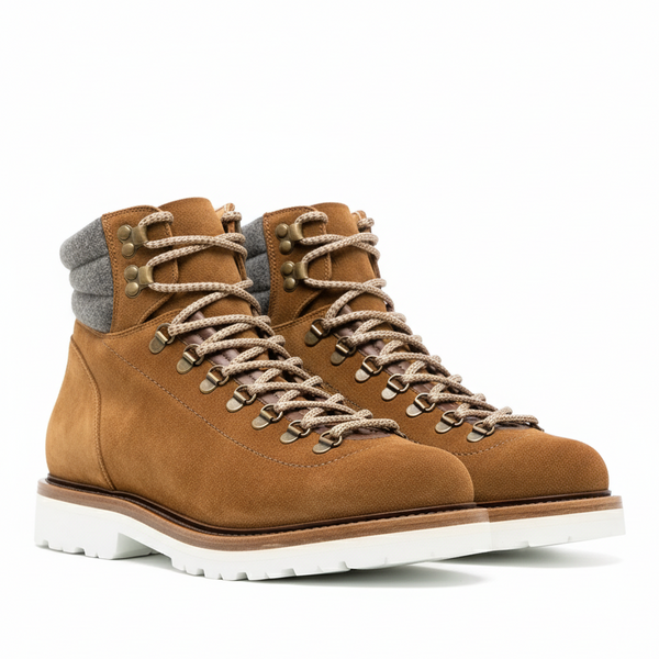 Lace up suede Ankle Boots