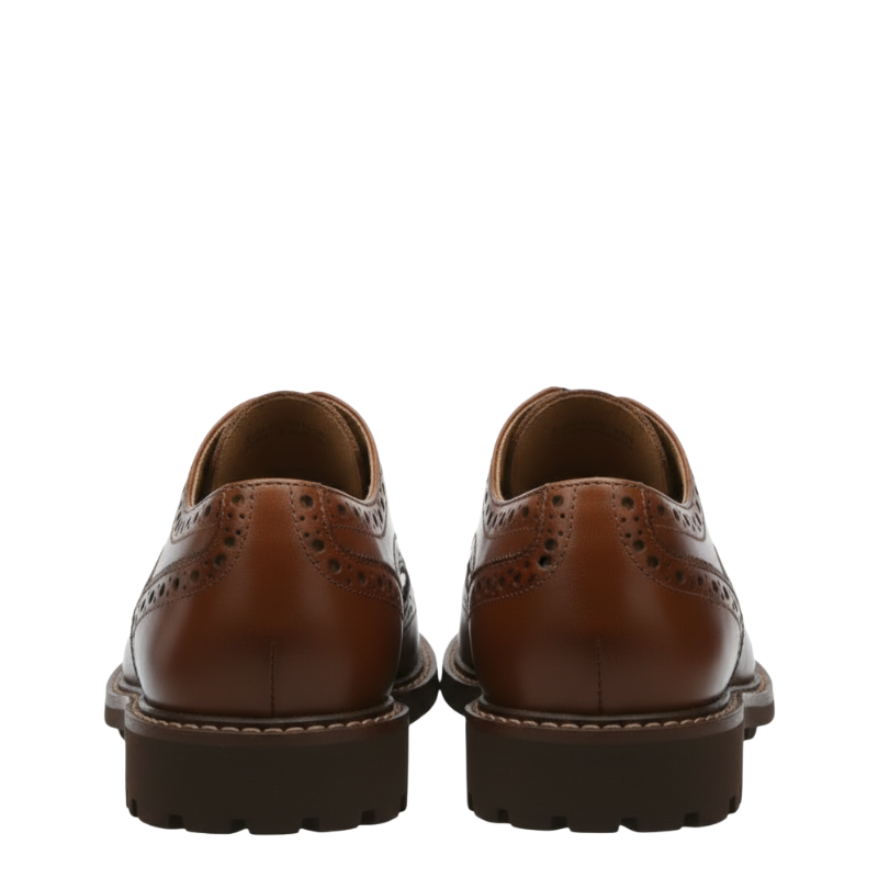 Mens Saddle Crest Brogue Oxford
