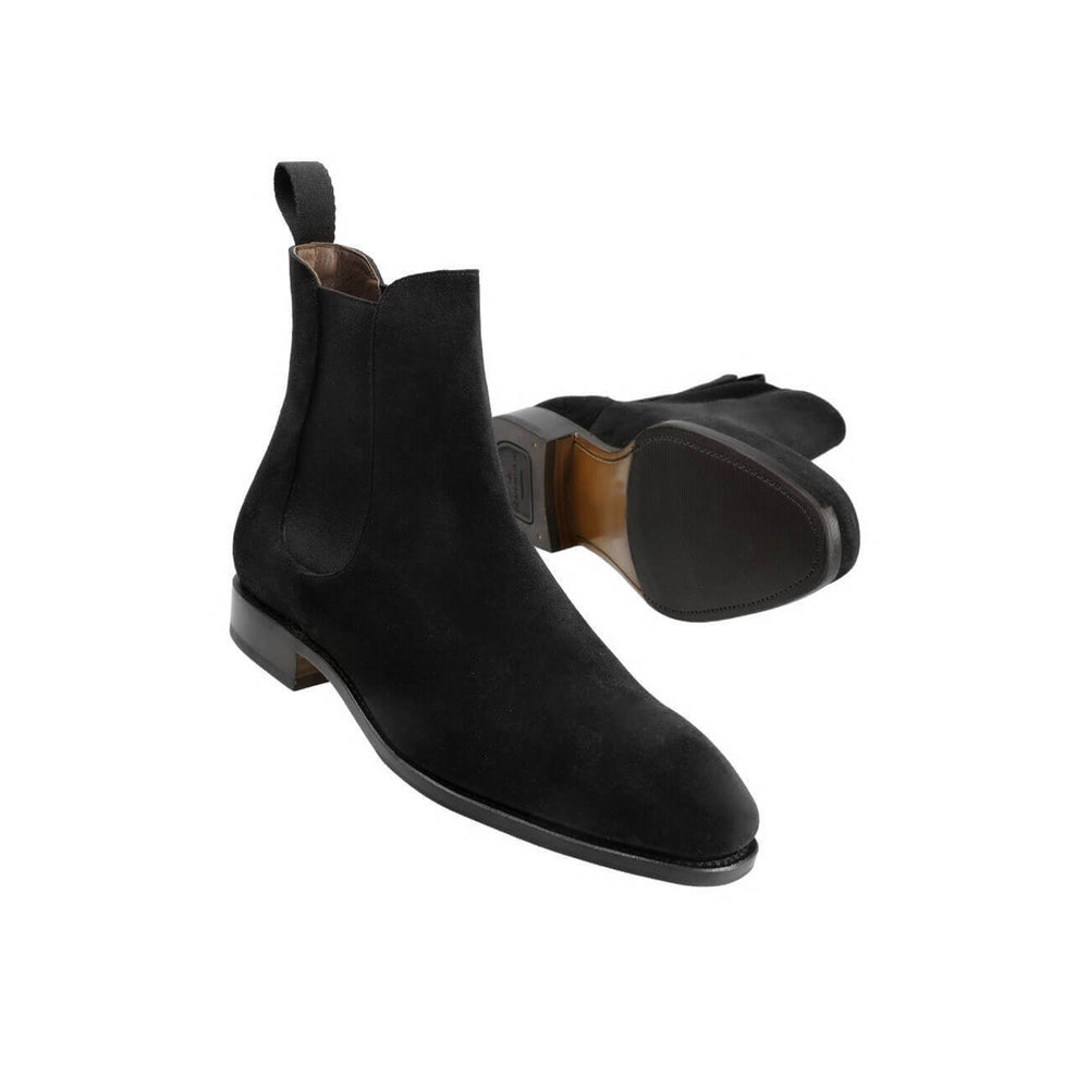 Coal Single Collar Chelsea Boots