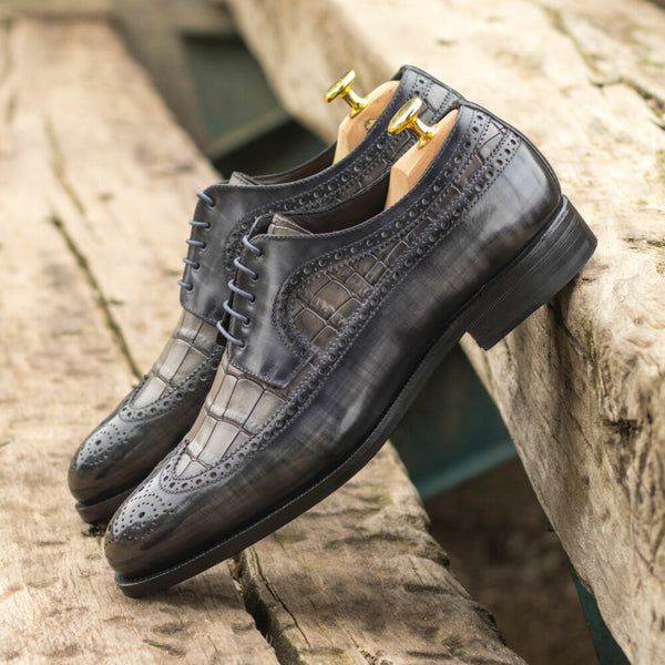 Patina Longwing Blucher Shoes