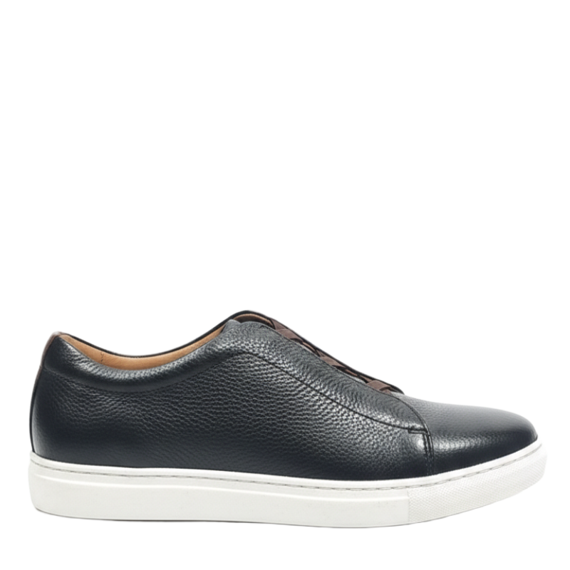 Regal Nero Luxe Slip-On Sneakers