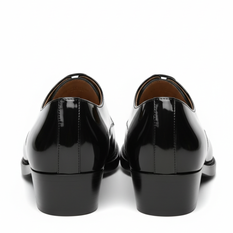 Midnight Royale Patent Derby Shoes