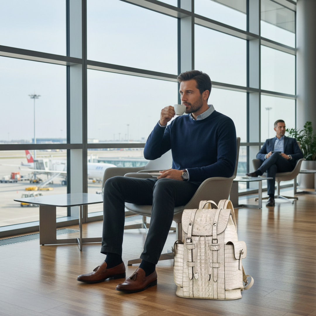 Luxury Croco Heritage Backpack