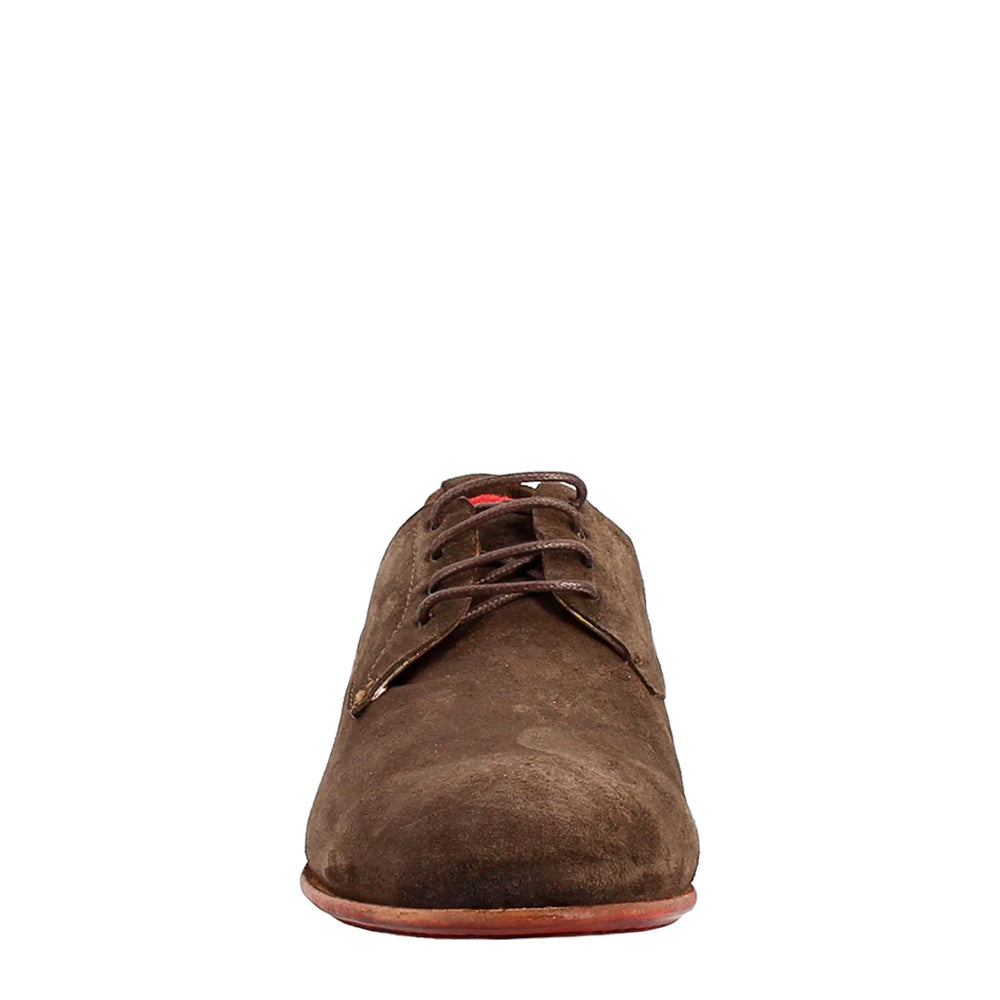 Derby in suede leather