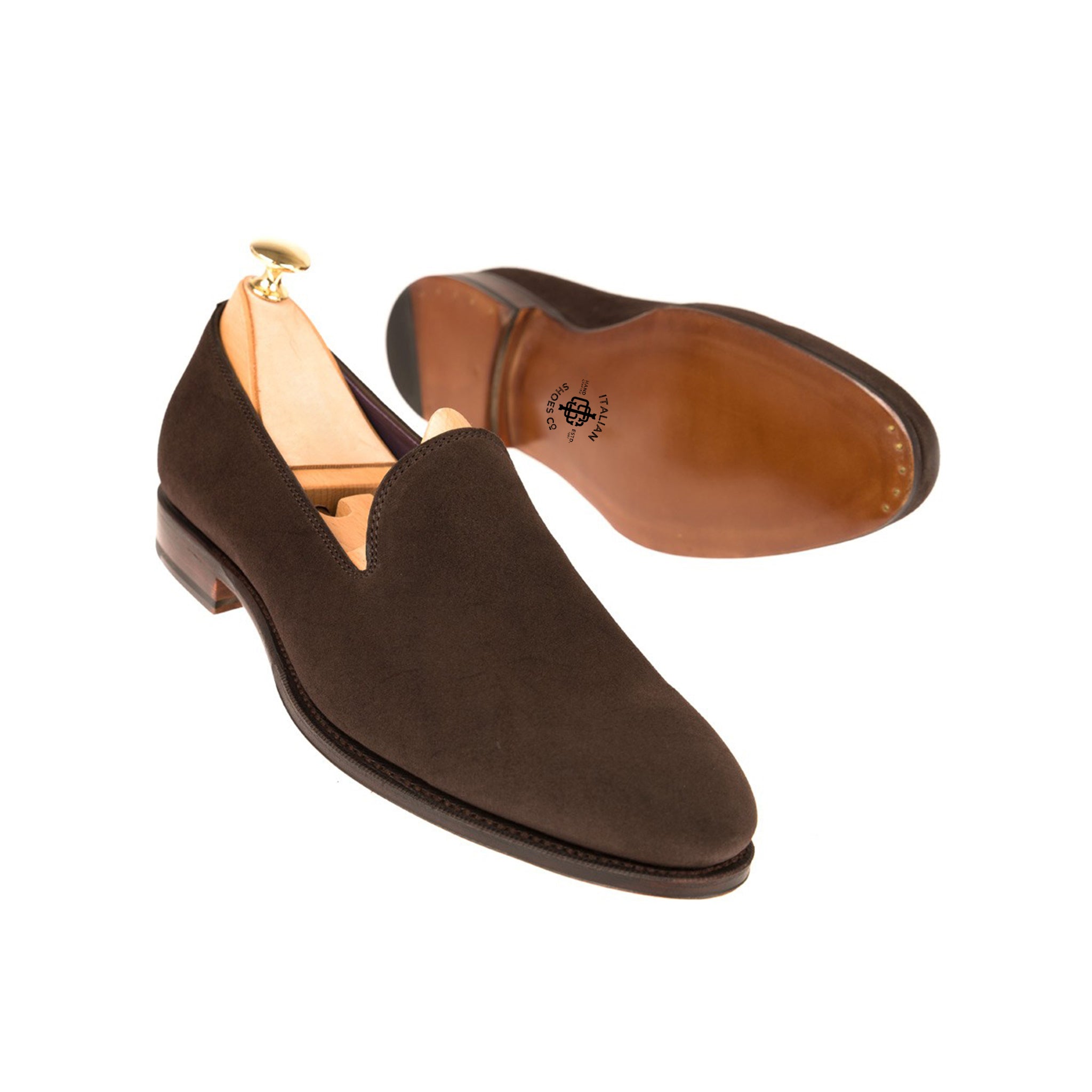 One-cut Cocoa  Men's Party Shoes