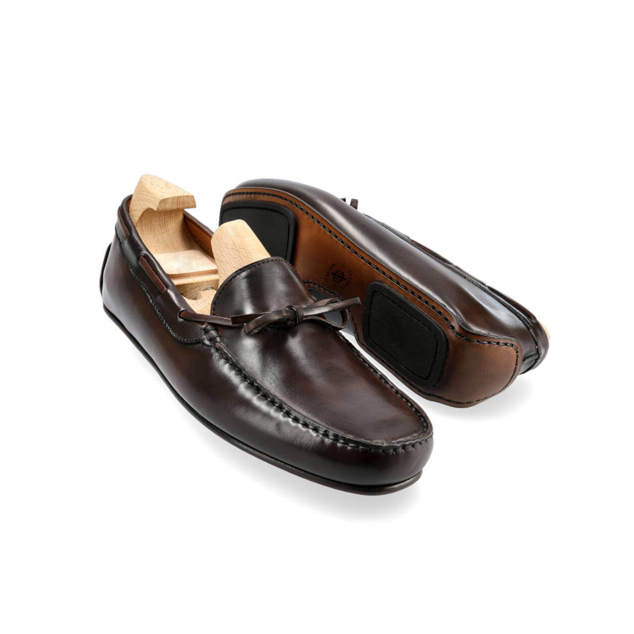 Matteo Cocoa Penny Loafers