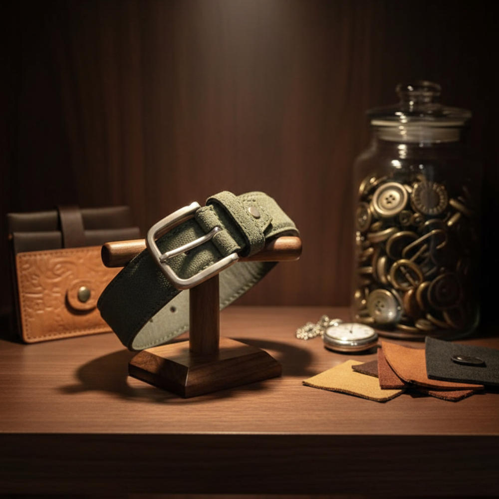 Classic Canvas Leather Belt