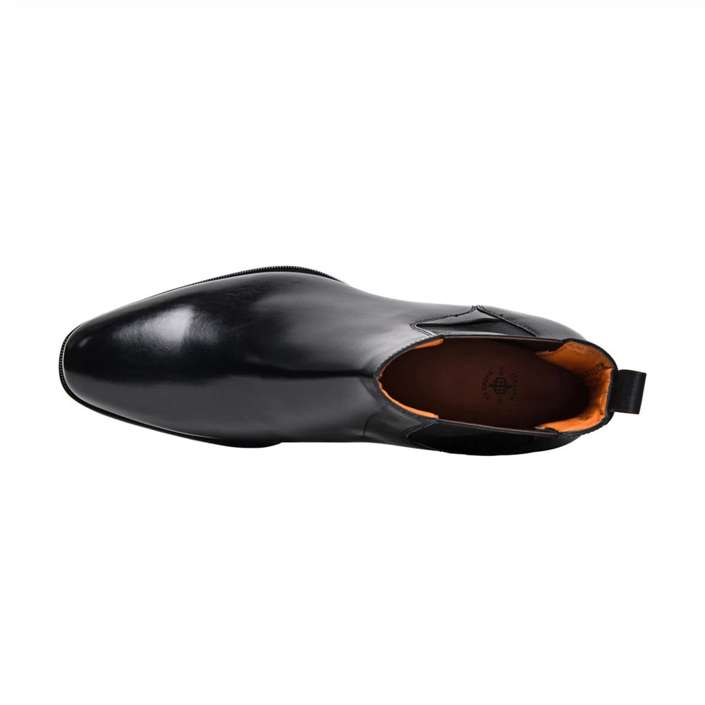 Black Leather Chelsea Boots - Italian Shoes Company