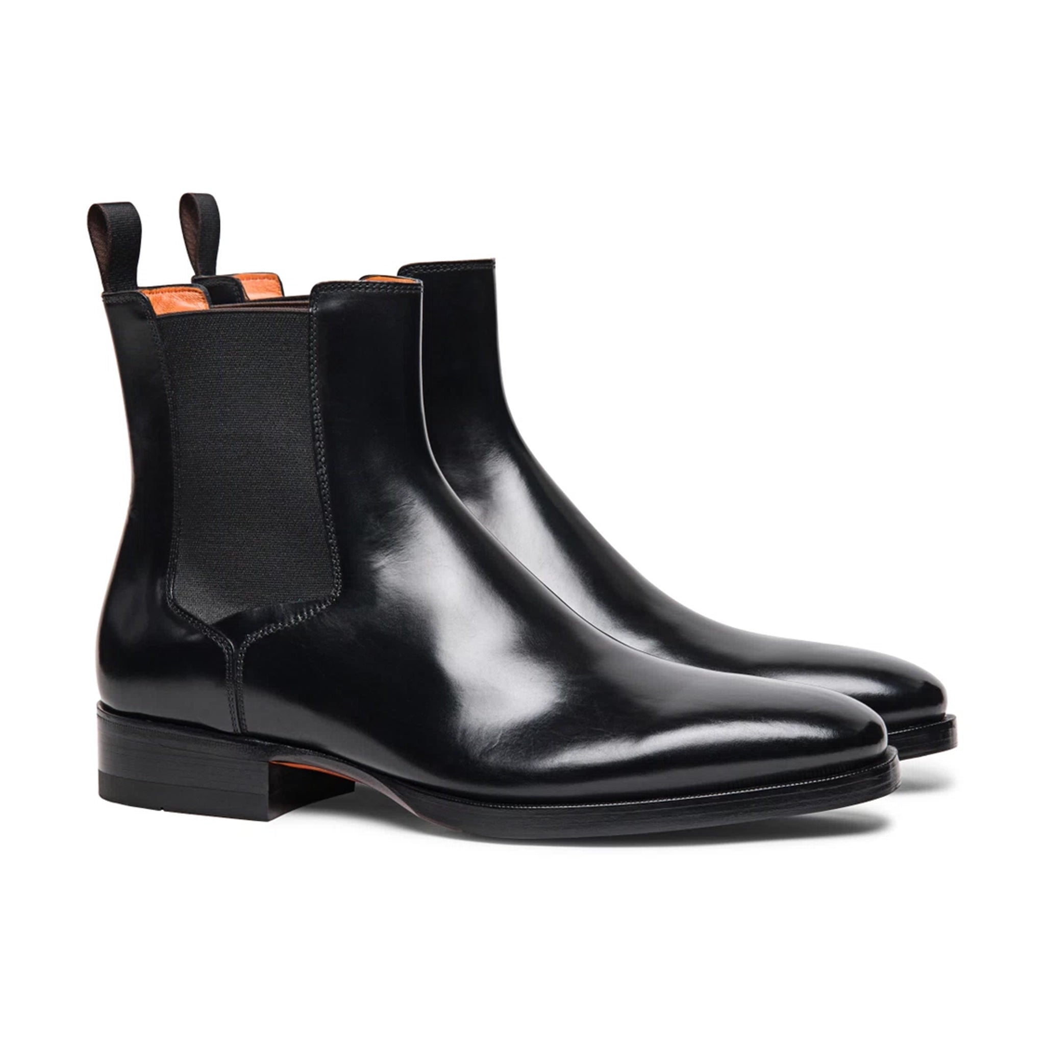 Polished store black boots