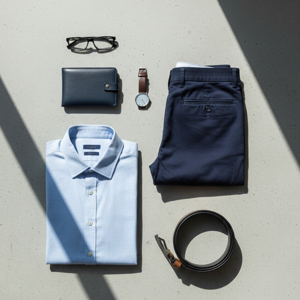 Classic Regal Noir Grain Leather Belt