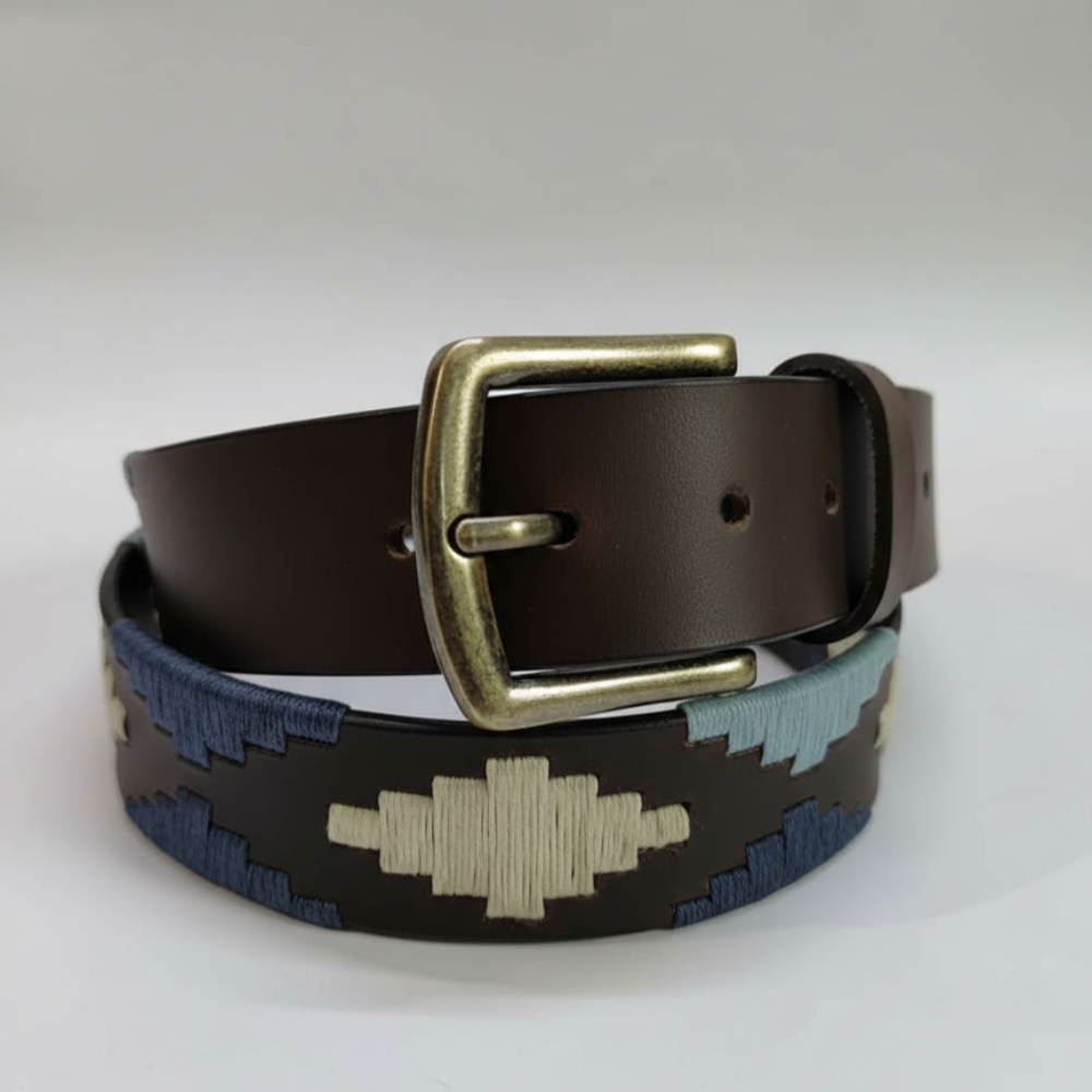 Azurecrest Heritage Grain Leather Belt