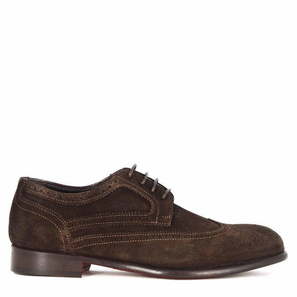 Suede Leather Derby Shoes