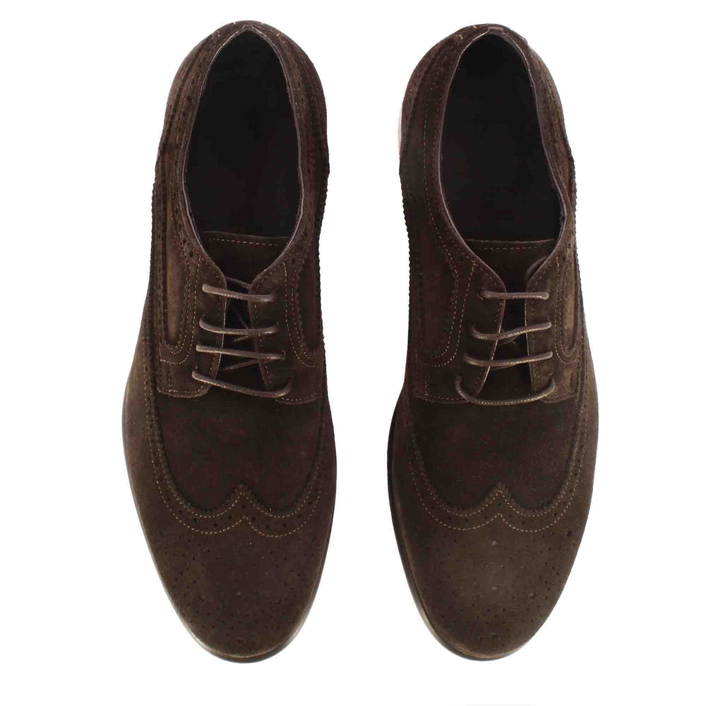 Suede Leather Derby Shoes