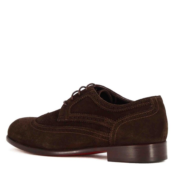 Suede Leather Derby Shoes