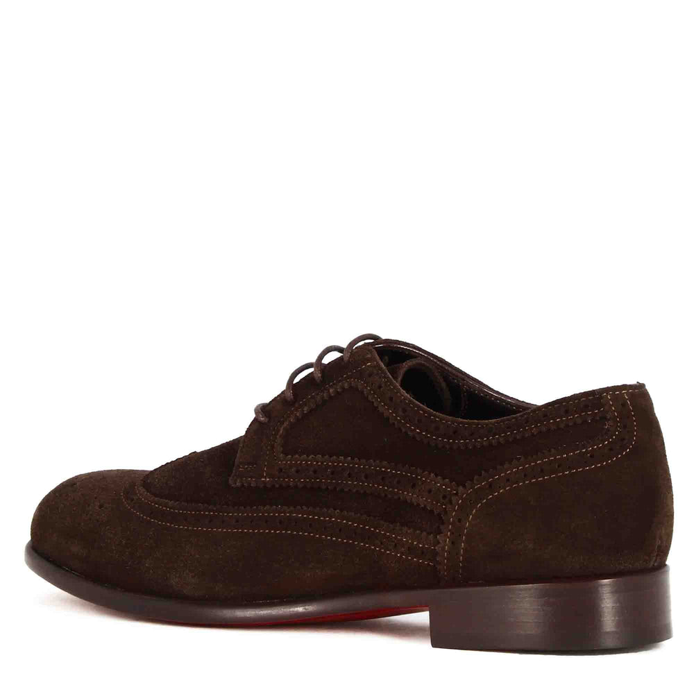Suede Leather Derby Shoes