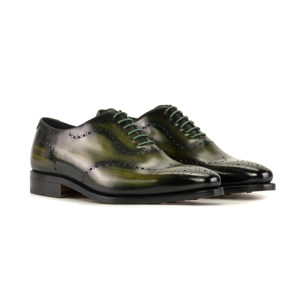 Patina Leather Wholecut Brogues