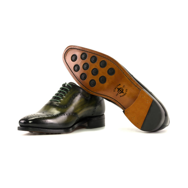 Patina Leather Wholecut Brogues