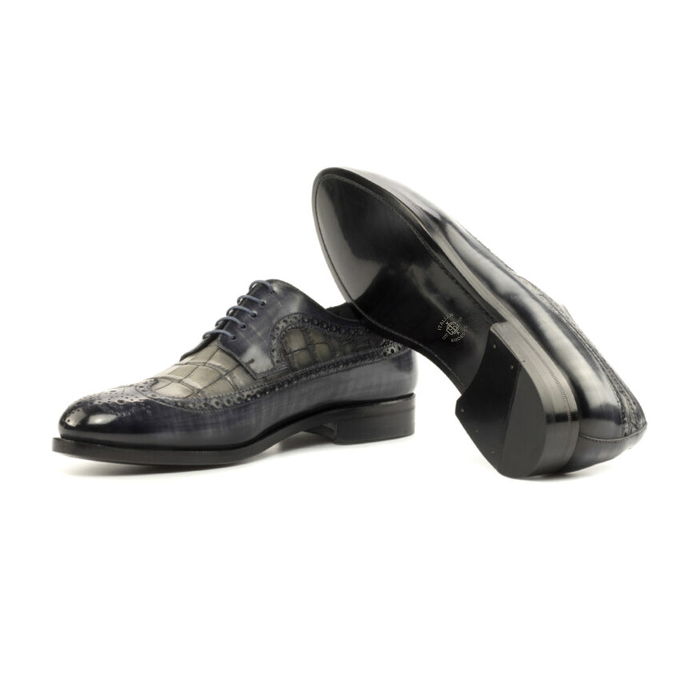 Patina Longwing Blucher Shoes