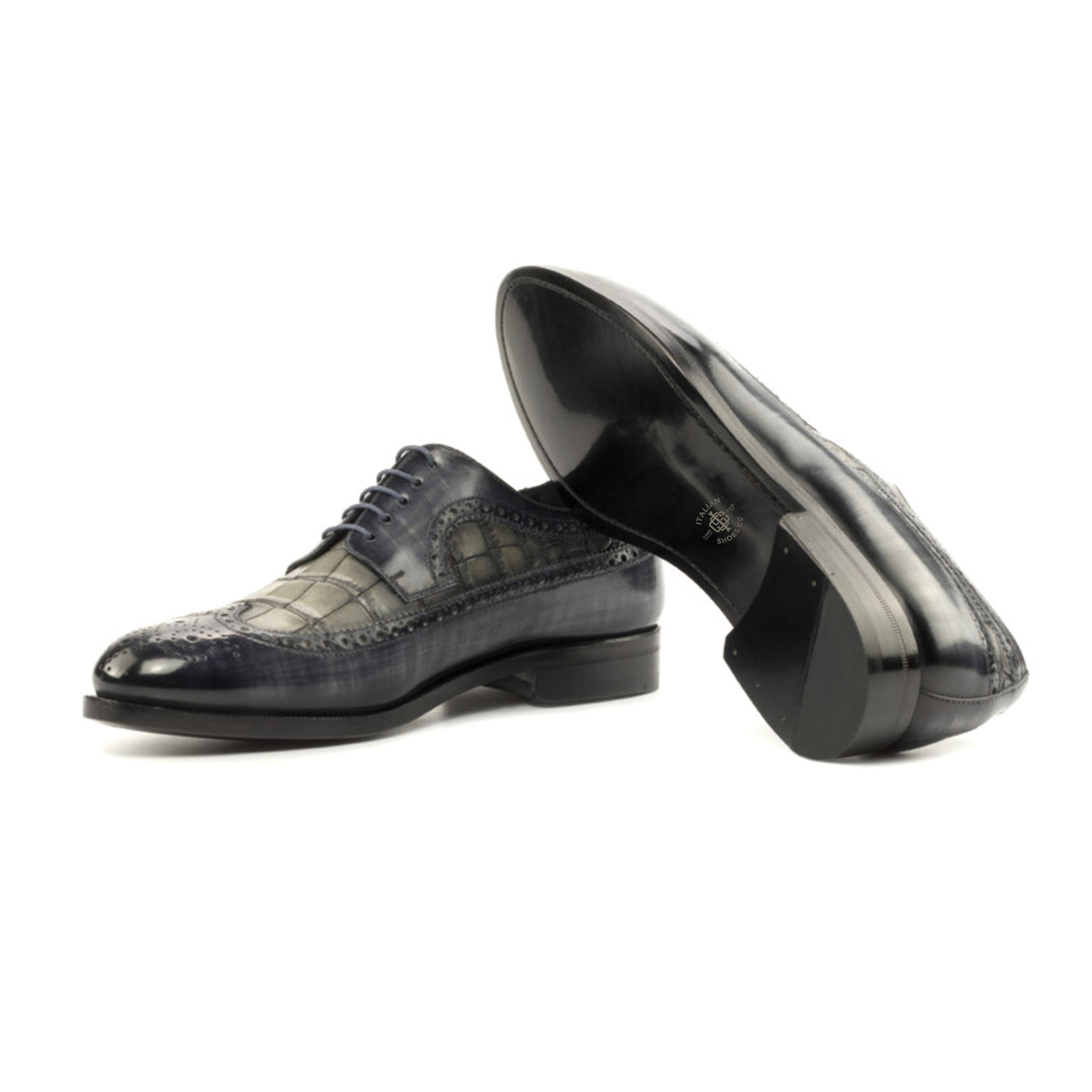 Patina Longwing Blucher Shoes
