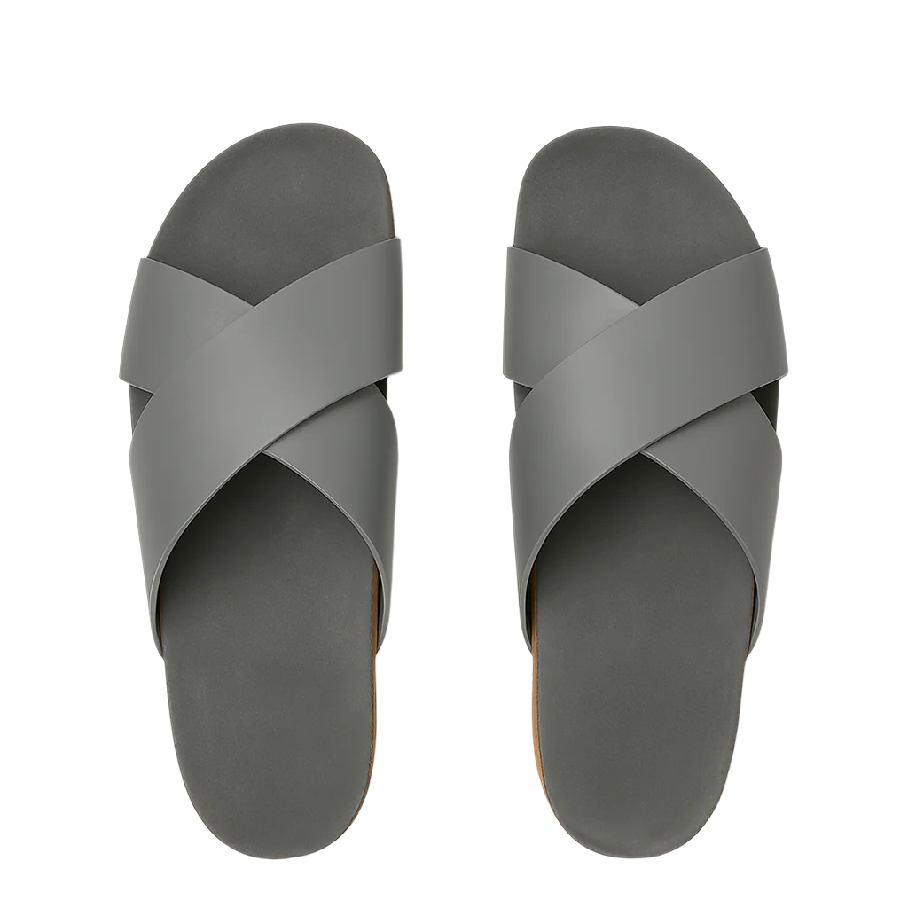Pure Elegance Burgundy Leather Slipper
