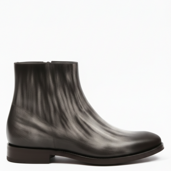 Italian Luxury Gradient Leather Chelsea Boots