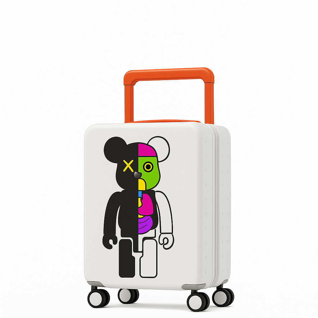 Kids Printed Trolley Bag