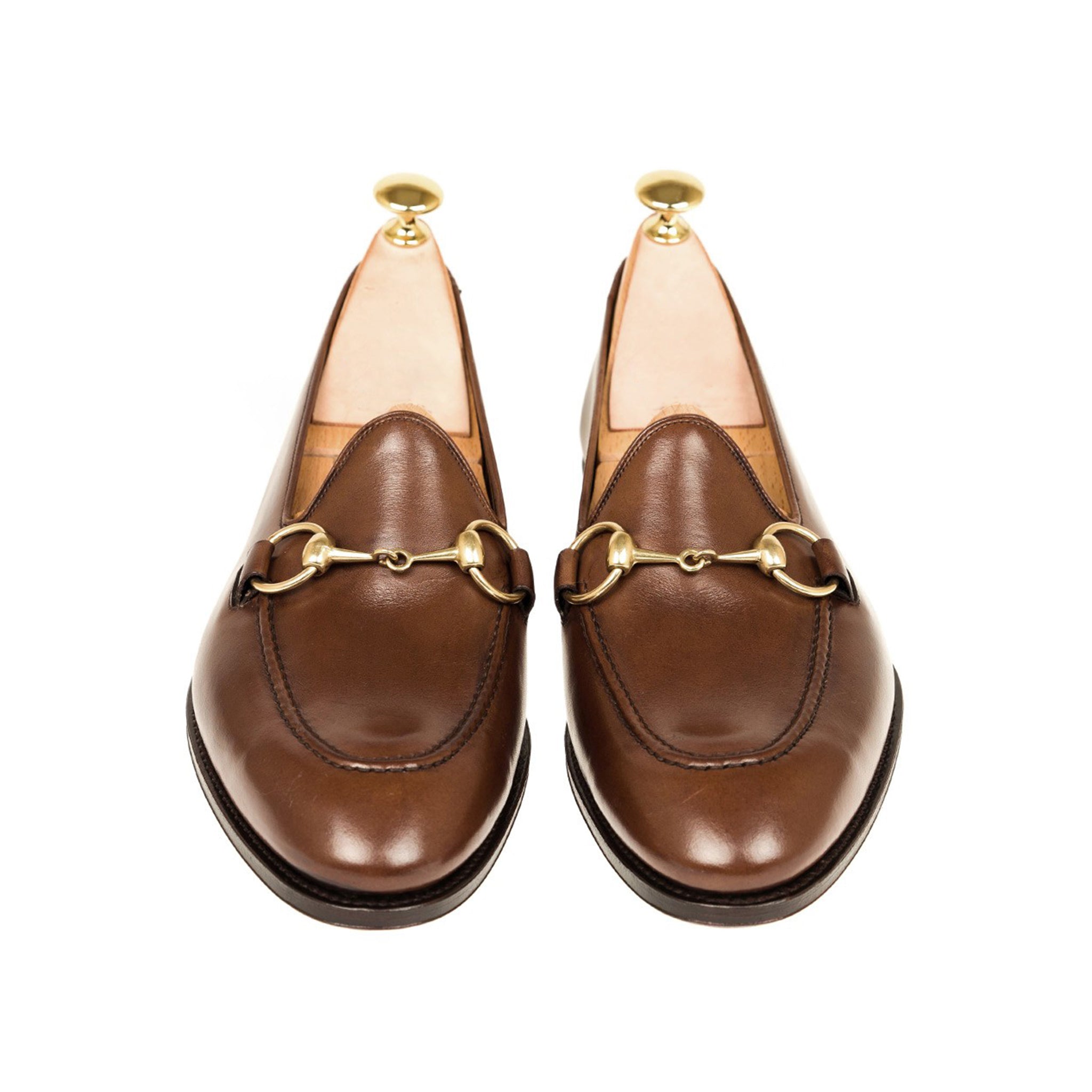 CAUSOLI Chocolate Brown Horsebit Loafers, Double Layered Leather Sole good & Heel | Brass Buckle, Fully Customizable |