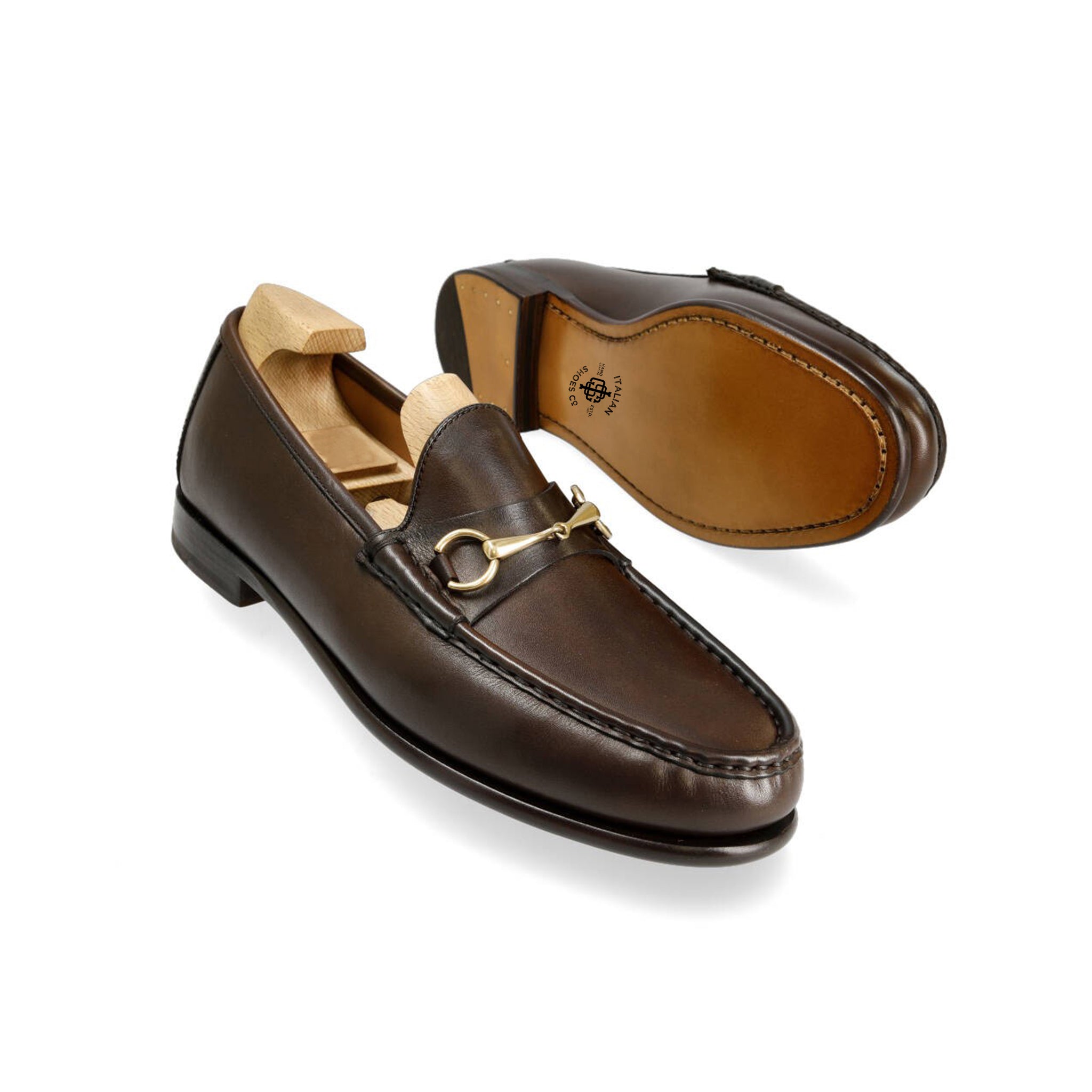 Cocoa Brown Leather Penny Loafer