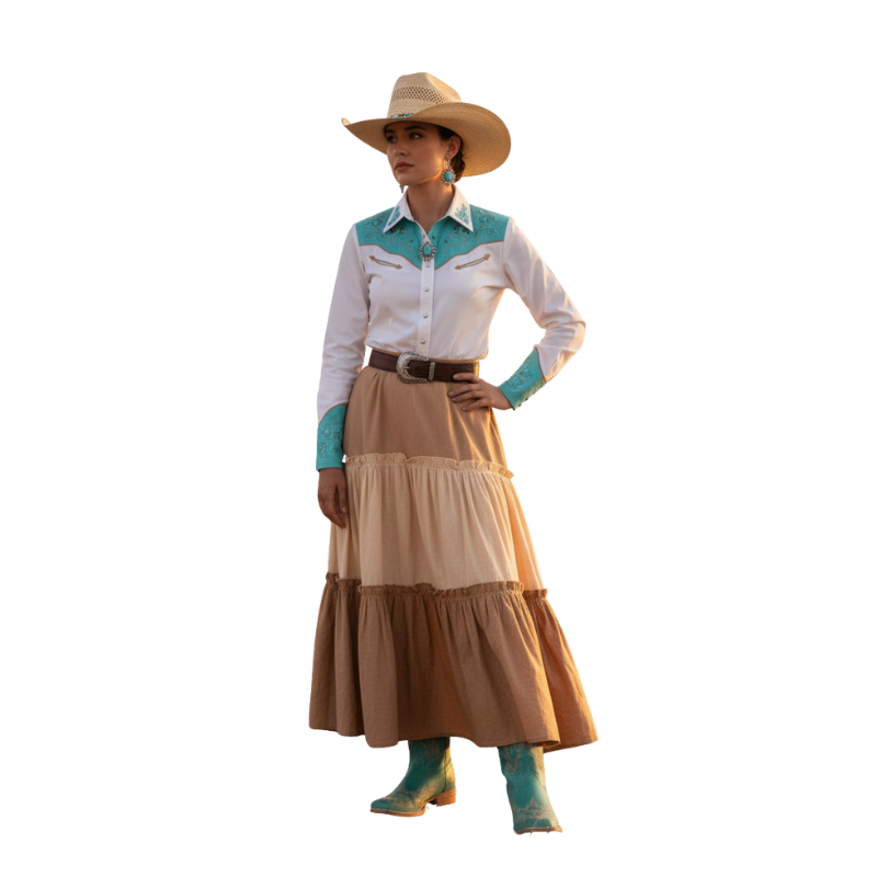 Womens Square Toe Cowboy Boots