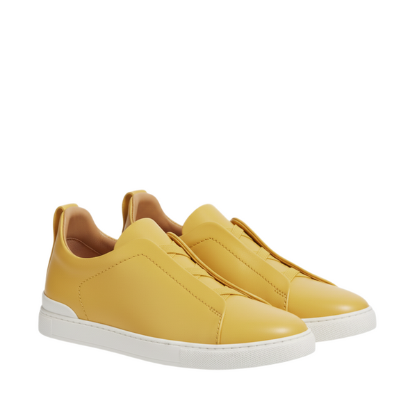 Luxury Edition Triple Stitch Leather Sneaker for Mens