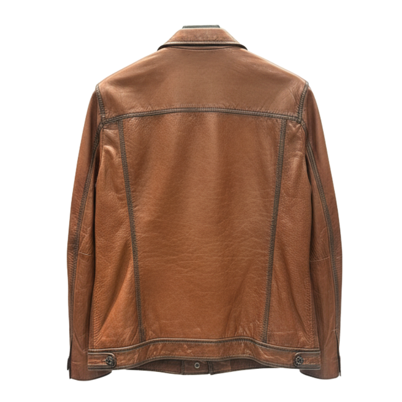 Highland Ember Leather Jacket