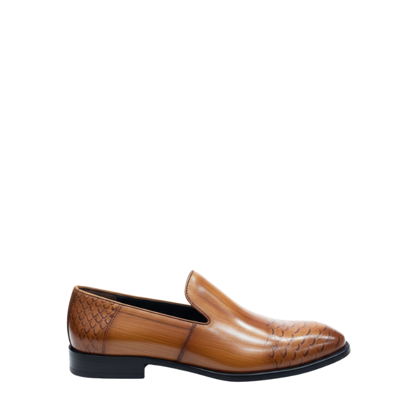 Luxury Pattern Slip On Loafers